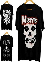 Men T Shirt Misfits New Skull Graphic Printing Classic Funny Tshirt Novelty Tshirt Women Tees Black Cotton Tops ONeck XS5XL G129602428