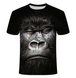 3d Animal Tshirt Funny Monkey Gorilla Shirt Unisex Short Sleeve Alternative Hip Hop Harajuku Streetwear T Shirt Men Summer Tops7715542