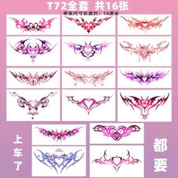 Sexy Succubus Tatoo Sticker Set Lasting Fake Tattoo for Woman wife Temporary Tattoo Abdomen Art Tattoos Waterproof Tatuajes 240425