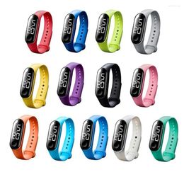 Wristwatches Sports Watch LED Screen Children Outdoor Women Electronic Men Silicone Strap Wirstwatch Student Clock Relogio