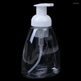 Liquid Soap Dispenser Hand Pump 300ml Plastic Foam Clear Container Bottle