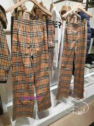 AA Bbrbry Designer New Summer Summer Classic Disual Pants Spot New Plaid Plaid Contraving Discal