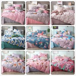 Bedding Sets Duvet Cover Pillowcase 3pcs High Quality Soft Cotton Bed Linens 160x200 180x220 200x230 220x240 Quilt Comforter Pillow Case