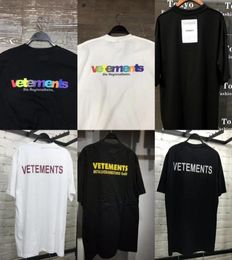 s T Shirt Men Woman Short Sleeve Big Tag Hip Hop Loose Casual Embroidery s Tees Black White Tshirts Top Tees X0726435231