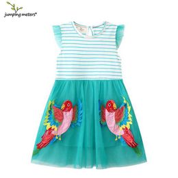 Girl's Dresses Jumping Metres Summer Hot Selling Childrens Party Girl Dress Bird App Princess Birthday Animal Baby Frog Clothing d240520