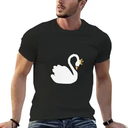 Men's Tank Tops OUAT - Swanqueen T-Shirt Aesthetic Clothes Boys Animal Print Shirt Men Clothings