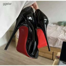 With Box 2024 Red Bottomlies Sandal Heel Designer Womens High Heels Shiny 8cm 10cm 12cm Stiletto Genuine Leather Womens High Heels Dust Bag 34-44 8WGT