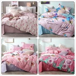 Bedding Sets Duvet Cover Pillowcase Set 3pcs Bed Linen Soft Cotton Bedlinen Kids Child High Quality Quilt Comforter Pillow Case 2.2m