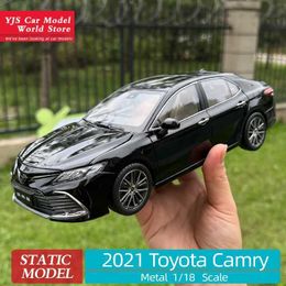 Diecast Model Cars 1 18 2021 Toyota new eight generation Camry car model alloy collection gift display for friends and relatives Y240520DS64