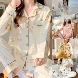 Monthly Clothing 2 Sets Of Spring And Summer Cotton Clothes Maternity Pamas Pregnancy Breastfeeding Home Wear L2405