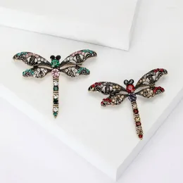 Brooches Retro European And American Style Exquisite Dragonfly Brooch Temperament Corsage Jacket Pin Decoration Sweater Accessories