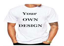 2019 Your OWN Design Brand LogoPicture White Custom Men and women tshirt Plus Size T Shirt Men Clothing T0107795005