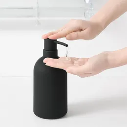 Liquid Soap Dispenser Black Empty Simple Styles 16Ounce For Shampoo Lotion Dish Pump Modern Bottles Organisation