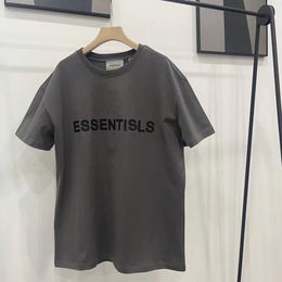 Essentialstshirt short mens designer t shirt for man T shirts women 100%cotton street Reduced letter short outfit1977 Complete brand logo with letters 6556656