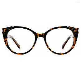 Sunglasses Frames Cat-eye TR Full-rim Eyeglasses Leoptique W2037 Tortoise