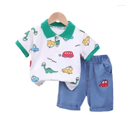 Clothing Sets Summer Baby Girl Clothes Children Boys Outfits Infant Cartoon T-Shirt Shorts 2Pcs/Set Toddler Casual Costume Kids Tracksuits