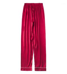 Mens Silk Satin Pajamas Pyjamas Pants Lounge Sleep Bottoms Size L3XL Plus 3 Colors Men039s Sleepwear3957352
