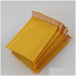 Mail Bags Wholesale 4.7X6.3 Inch 12X16Cmadd4Cm Kraft Bubble Mailers Envelopes Wrap Padded Envelope Packing Drop Delivery Office School Dhtps