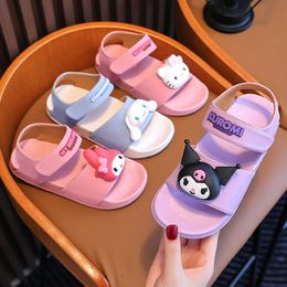 2024 New Cute Cartoon Children's Sandals for Men and Women Lightweight Outdoor Beach Anti slip and Wear resistant Children's Sandals Factory Wholesale and Stock