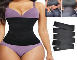 Women039s Shapers Snatch Me Up Bandage Wrap Belt Women Slimming Sheath Waist Wraps Band For Stomach Body Shaper Trimmer Bands A7452551