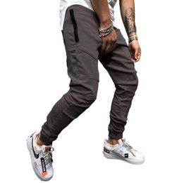 Casual Pencil Pants Joggers Sweatpants Men Hip Hop Solid Slim Trousers 2019 Autumn New Male Fashion Streetwear Cotton Trackpants X3449969