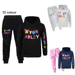 Clothing Sets A For Adley Clothes Kids Hooded Sweatshirts Jogging Pants 2pcs Suit Baby Boys Set Toddler Girls Outfits Children's