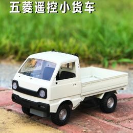 1 101 16 Wpl D12 Rc Car Simulation Drift Climbing Truck Led Light Cargo Electric Toys Remote Control Model Birthday Gift 240506