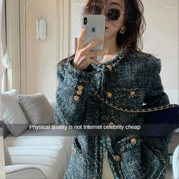 Women's Jackets Arrival High-end Korea Style Real Wool Women Jacket Vintage Coat Female Elegant Mujer Fashion Streetwear Spring Autumn