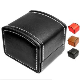 Watch Boxes & Cases Fashion Durable Pu Leather Watches Storage Organiser Bracelet Bangle Jewellery Box With Pillow Package Case Drop De Dhbpi