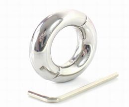 Metal Scrotum Pendant Ball Stretchers stainless steel Testis Weight penis Restraint cock Lock Ring adult sex toys1524041
