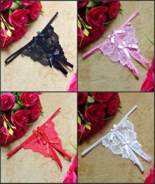 size floral lace women sexy underwear Hollow UltraThin Underwear Briefs TBack G Strings S702824119