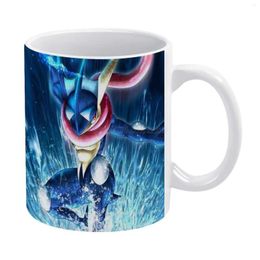 Mugs Greninja-Water Shuriken White Mug Custom Printed Funny Tea Cup Gift Personalised Coffee