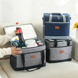 15L25L Large Capacity Leakproof Lunch Bags Box for Women Men Portable Tote Insulated Picnic Cooler Bag with Shoulder Strap 240508
