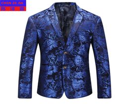 new arrival fashion high quality Men Dress Flower Casual Single Breasted Suit Jacket mens Blazer plus size M LXL 2XL 3XL 4XL 5XL9387859