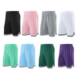 Shorts da basket americani Mens Street Ball Trendy Allenamento sportivo da spiaggia Sports Sports Allenamento sciolto pantaloni hip-hop 240516