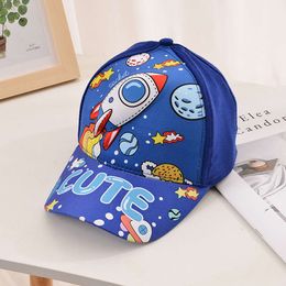 Kreska baseballowa z baseballową rakietę dziecięca Baby Sun Visor Peaked Hat Boy's Hip Hop Baseball Caps for Kids 2-8 lat L2405