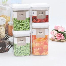 Storage Bottles Stacking Food Jar Airtight Containers Set For Kitchen Organisation Sealed Canisters With Cereal