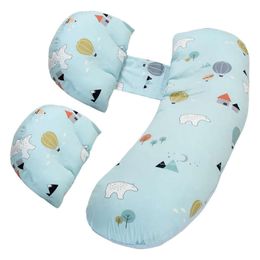 Cartoon Print Pattern Soft Skin-friendly U-shaped Maternity Pregnant Women Side Sleeping Support Pillow L2405