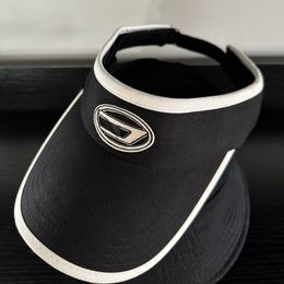 Designer Straw Visors For Baseball Cap Luxury Original Design Hats Wide-Brimmed Caps For Unisex