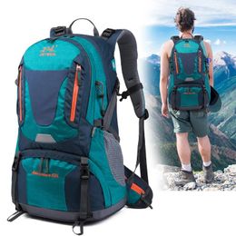Backpack 2024 Retro Outdoor Sports 50L Mountaineering Bag Men's And Women's Large Capacity Hiking Travel