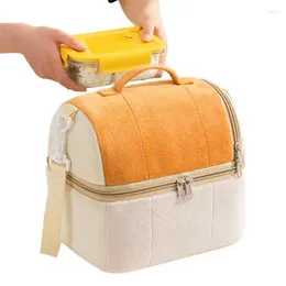 Storage Bags Insulated Lunch Tote Bag Food Sack Box Portable High Capacity Waterproof Thermal Cooler