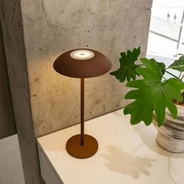Table Lamps 2600mAh USB Rechargeable Lamp Touch Dimming Portable Charging Lampada Da Tavolo Decorative Waterproof Night Light