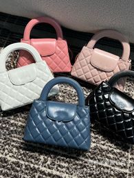 handbags woman Designer tote bags luxury Shoulder handbag for women Small fragrant goatskin handbag Vintage Diamond Cheque chain handle Fashion Bags