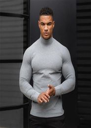 Men039s TShirts Quick Dry Long Sleeve Shirt Men Gym Fitness Tshirt Male Sport Bodybuilding Skinny Tee Tops Spring Workout Clo4225089