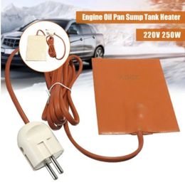 Carpets One Piece Quick Heat Silicone Heater Pad 12V 15W Car Fuel Engine Oil Tank Tool Heating Mat Warming Accessories 50x100mm