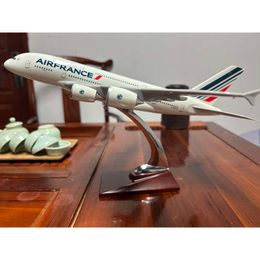 A380 French 1/160 Die Cast Metal Skyplane Model Aircraft Alloy Display and Collection Gifts for Enthusiasts