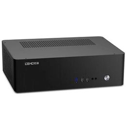 Computer Cases Cemo 9001 Aluminium Alloy Tal Type Itx Case Htpc Support 1U Flex Power Supply Black Drop Delivery Computers Networking C Ot7Um