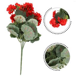 Decorative Flowers Bouquet Artificial Table Wedding Party Plant Decor Decoration Fake Floral Garden Indoor Outside Living Room