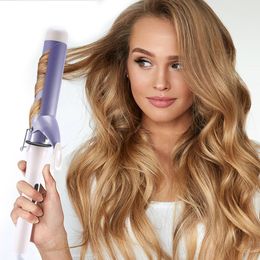 Hair Curler Curling Iron Ceramic Rotating Air Spin Styler Water Wave Curl Machine Magic Fashion Style 240506