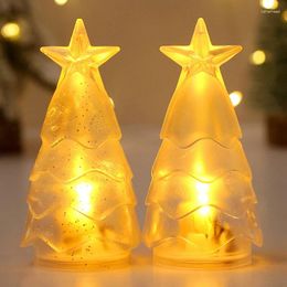 Night Lights Christmas Light Warm White LED Battery Powered Lamp For Kid Bedroom Decoration Gift El Wedding Decor